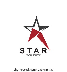 Abstract logo star design. Icon star vector template