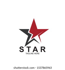 Abstract logo star design. Icon star vector template