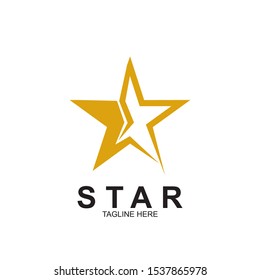 Abstract logo star design. Icon star vector template