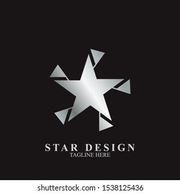 Abstract logo star design. Icon star vector template