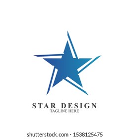 Abstract logo star design. Icon star vector template
