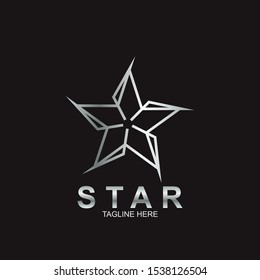Abstract logo star design. Icon star vector template