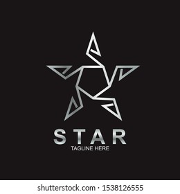 Abstract logo star design. Icon star vector template