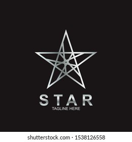 Abstract logo star design. Icon star vector template