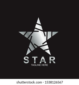 Abstract logo star design. Icon star vector template