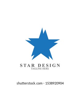 Abstract logo star design. Icon star vector template