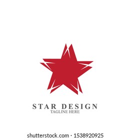 Abstract Logo Star Design. Icon Star Vector Template