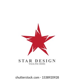 Abstract logo star design. Icon star vector template