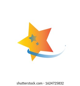 Abstract logo star design. Icon star vector template