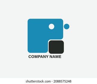 abstraktes Logo, aber dennoch modern gestaltet, einfach und einzigartig