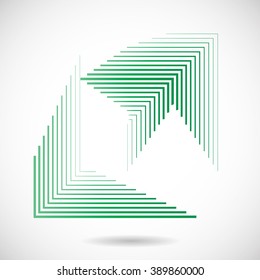 Abstract Logo with stripes. Logo Design for your company.