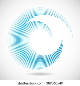 Abstract Logo with stripes. Logo Design for your company.
