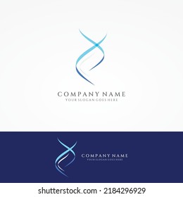 Abstract logo in swoosh style with modern colors.Logo can be used for business or company.
