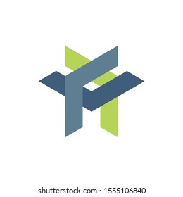 Abstract Logo or symbol of letters XM. brand identity. Stock Vector illustration isolated on white background.