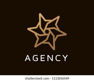 Abstract Logo, Symbol, Template Design Vector, Emblem, Concept Design, Creative Icon