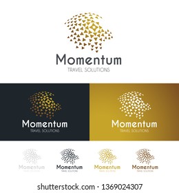 Símbolo del logo abstracto. ilustración conceptual del logotipo vectorial. Logo del vector abstracto. Plantilla vectorial. Logo de Design Business Finance