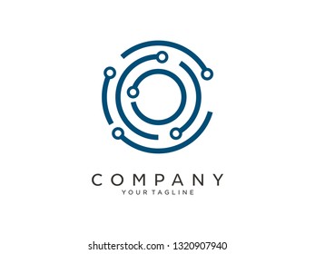 abstract logo for technology companies