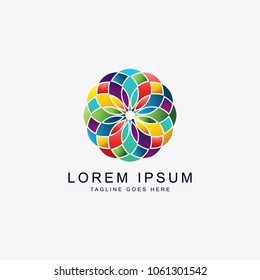 abstract logo template