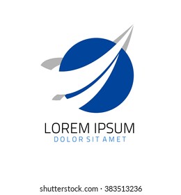Abstract logo template for branding and design