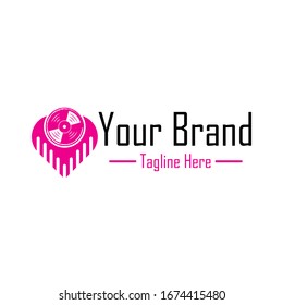 Abstract Logo Template Company art, music, instrument