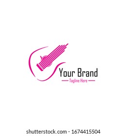 Abstract Logo Template Company art, music, instrument