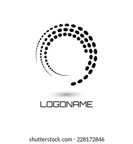 Abstract logo template. Corporate icon. Vector illustration.
