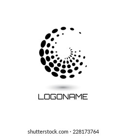 Abstract logo template. Corporate icon. Vector illustration.