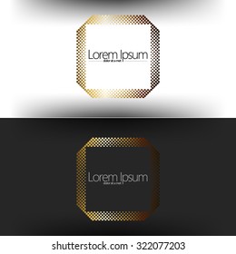 Abstract Logo template. Corporate icon such as logotype. Creative stock vector template. easy to use