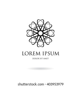 Abstract logo template design. Vector illustration