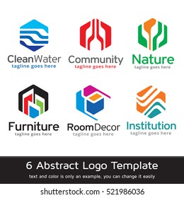 Abstract Logo Template Design Vector