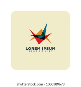abstract logo template for download vector editable