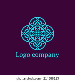 Abstract logo template element for identity business. Vector illustration