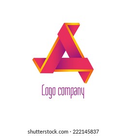 Abstract logo template element for identity business. Vector illustration
