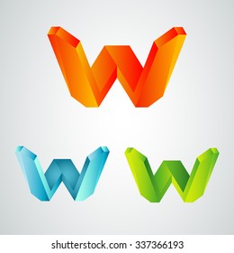 Abstract logo template element for identity business. Vector illustration