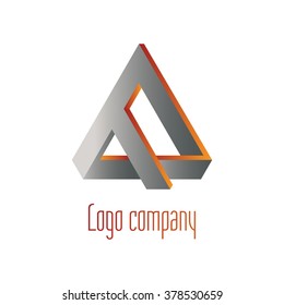 Abstract logo template element for identity business. Vector illustration