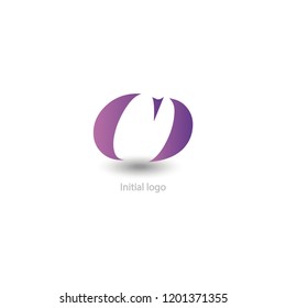 abstract logo template, letter CD,CID,CO , vector illustration graphic design
