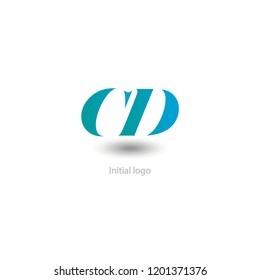 abstract logo template, letter CD,CID,CO , vector illustration graphic design
