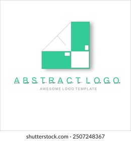 abstract logo template in minimalist concept