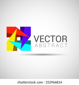 Abstract Logo template set. Icons for any type of business