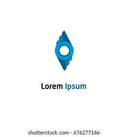 abstract logo template. Vector business icon. Corporate branding identity