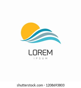 Abstract logo template. Vector icon element for your company