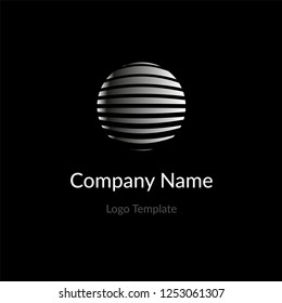 Plantilla de logotipo Abstractas. Ilustración vectorial para el diseño