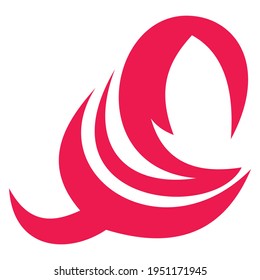 abstract logo template vector illustration, cute, elegant, suitable for your company. editable. 2500 x 2500 pixel perfect.