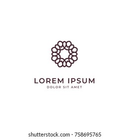 abstract logo template vector illustration
