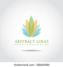 Abstract logo template. Vector illustrator eps.10