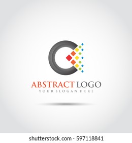 Abstract Logo Template. Vector Illustrator Eps.10