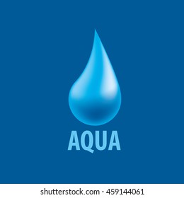 abstract logo template for water. Vector illustration
