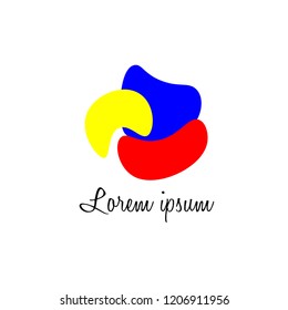 Abstract Logo Three Color