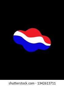 Abstract logo with tree color design, icon