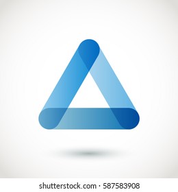 Abstract Logo Triangle. Vector